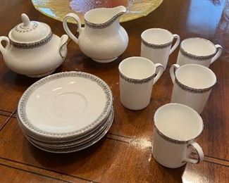 Wedgwood porcelain china set. Bianca pattern