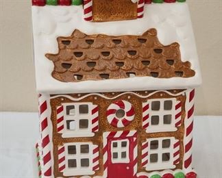 Slatkin & Co Gingerbread House Candle Luminary