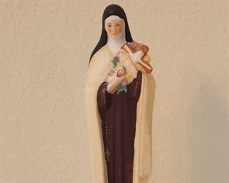 Vintage Goebel St Therese of Lemieux porcelain statue