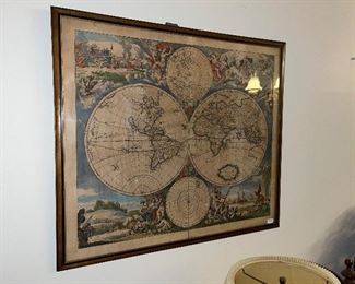 FRAMED MAP