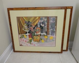 Second print framed to match