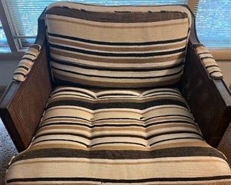 1970's Upholstered Chair(s) & Ottoman