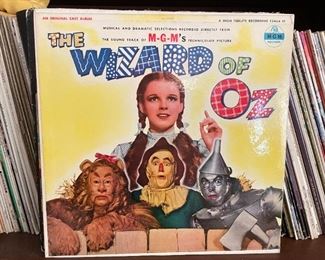 Vintage M.G.M. First Edition of Original Cast & Original LP Soundtrack of "WIZARD OF OZ" 