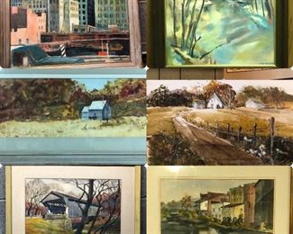 Six Samples (w/Many More to choose) of Original Art Work! Great Stocking Stuffer Prices!!!!!!