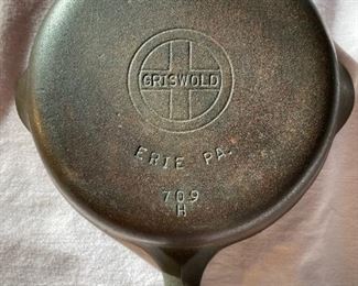 "No. 3" GRISWOLD  of Erie Pa.--Like New Cast Iron Skillet!