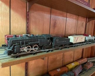 Many American Flyer Cars, Engines. Cabooses, Accessories, Track, Transformers, etc.,