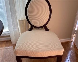 #10 "Set of Game Table (30""tall x 35.5"" round) and 2 Parlor Chairs - " $ 300.00