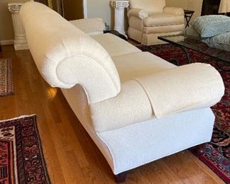 #14 "Baker Furniture Cream Sofa - 7' sofa (24""seat depth)" $ 325.00