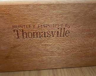 #44 "Thomasville Double Mirror Dresser with 9 Drawers (2 faux doors) - 77""x74""x19""" $ 250.00