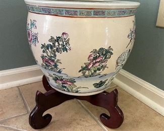 #55 "Chinese Planter - 12"" across " $ 30.00