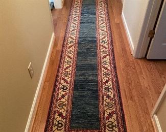 #60 "Iranian Style Hand Woven Wool Runner - 135"" x 28""" $ 175.00