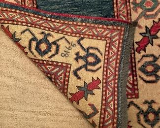 #60 "Iranian Style Hand Woven Wool Runner - 135"" x 28""" $ 175.00