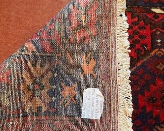 #61 "Purple/Maroon/Navy - Hand Woven Iranian Wool Rug - 81"" x 51""" $ 200.00