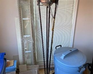 #69 Standing Lamp with decorative lion details $ 75.00