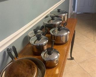 #73 Revere Ware Set of 14 pcs $ 75.00