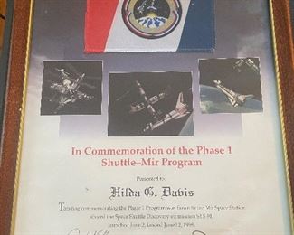 #88 Contributor NASA Award Commemoration of Phase 1 Shuttle Program $ 125.00
