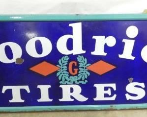 PORC. GOODRICH TIRES SIGN
