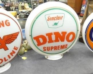 FLYING A, GULF, SINCLAIR GLOBES