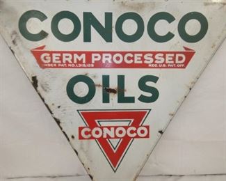 VIEW 5 PORC. CONOCO OILS SIGN