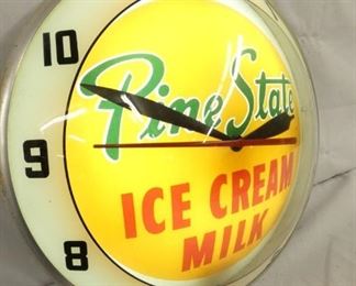 VIEW 2 DOUBLE BUBBLE PINE STATE CLOCK