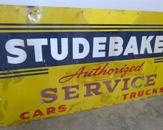STUDEBAKER SERVICE DEALER SIGN
