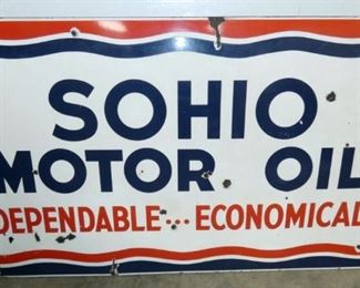 PORC. SOHIO MOTOR OIL SIGN