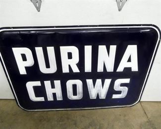 VIEW 4 EMB. PURINA CHOWS SIGN
