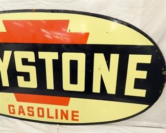 VIEW 8 PORC. KEYSTONE GASOLINE SIGN