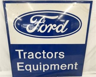FORD TRACTORS EQUIPMENT DEALER SIGN