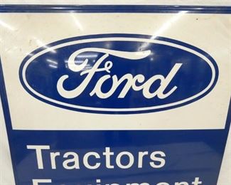 VIEW 2 CLOSEUP 59X60 FORD DEALER SIGN