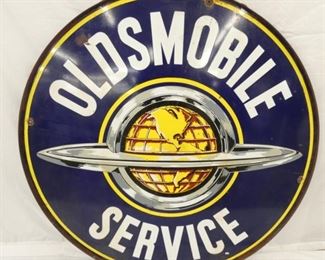 5FT.PORC.OLDSMOBILE SERVICE DEALER SIGN
