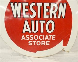 VIEW 3 WESTERN AUTO ASSOCIATE SIGN