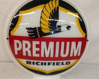 15IN GLASS BODY PREMIUM RICHFIELD GLOBE