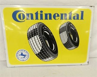 PORC. CONTINENTAL TIRES SIGN