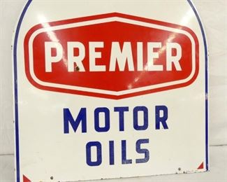 VIEW 4 PORC. PREMIER MOTOR OILS SIGN