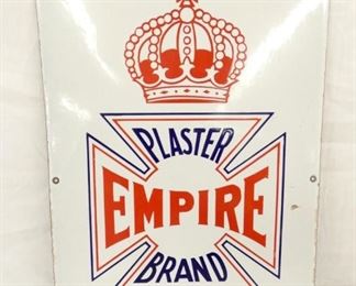 PORC. EMPIRE PLASTER PUMP SIGN