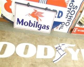 PORC. GOODYEAR LETTER SIGN 124X24