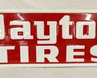 EMB. DAYTON TIRES SIGN
