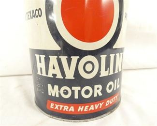 VIEW 4 5QT. HAVOLINE MOTOR OIL CAN