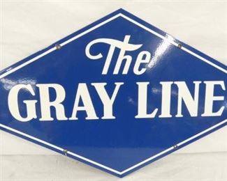 PORC. THE GRAY LINE SIGN