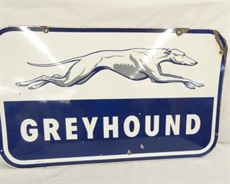 PORC. DS GREYHOUND SIGN
