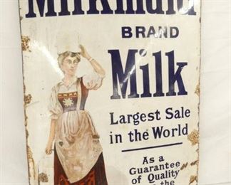 32X49 MILKMAID MILK SIGN