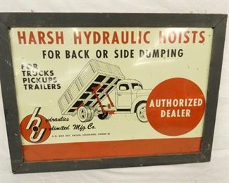 DS HARSH HYDRAULIC DEALER SIGN