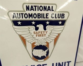 VIEW 3 NATIONAL AUTOMOBILE CLUB SIGN
