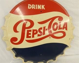 30IN PEPSI COLA CAP SIGN