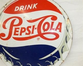 VIEW 3 42IN PORC. PEPSI SIGN