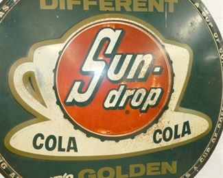VIEW 4 40IN EMB. SUNDROP 1954 SIGN