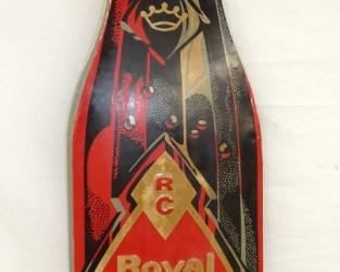 EMB. VERTICAL ROYAL CROWN BOTTLE SIGN
