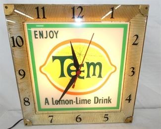16IN LIGHTED TEEM CLOCK