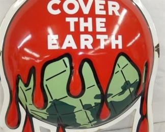 VIEW 3 21X36 EMB. PORC. PAINT SIGN